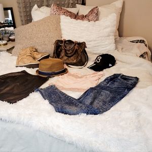 Wedge lace up strap gym shoes